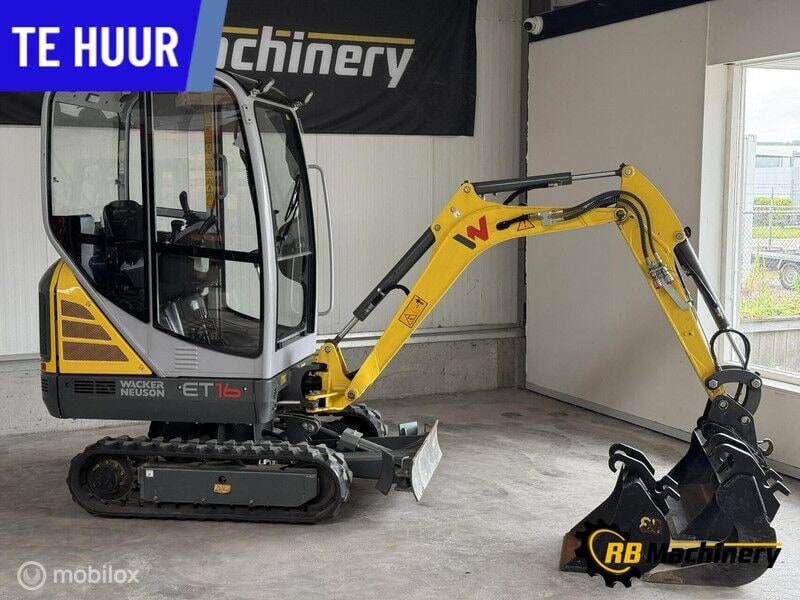 2022 Wacker Neuson ET16 mini excavator, side view 2022 Wacker Neuson ET16 mini excavator, side view