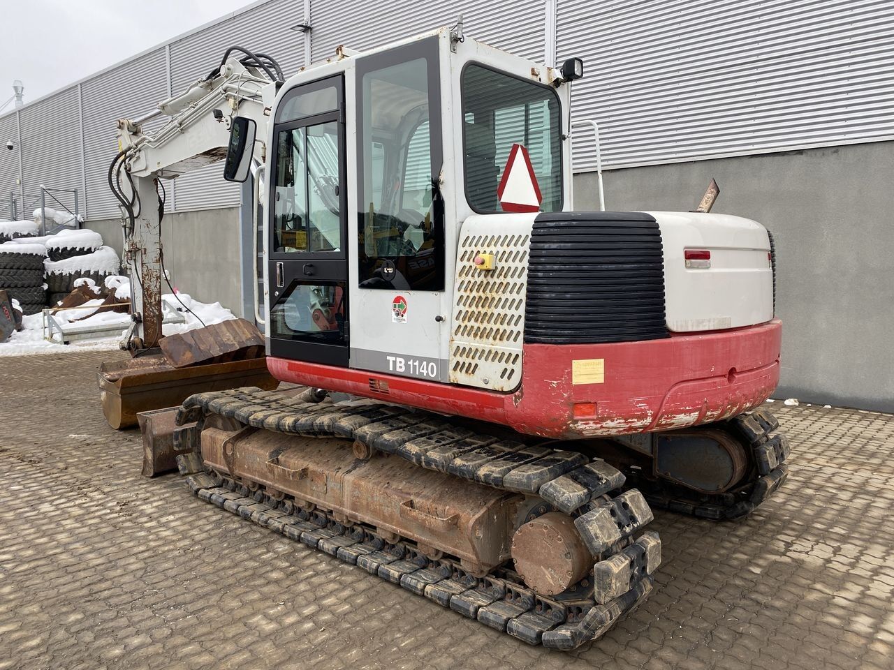 2008 Takeuchi TB1140 crawler excavator, rear three-quarter view 2008 Takeuchi TB1140 crawler excavator, rear three-quarter view