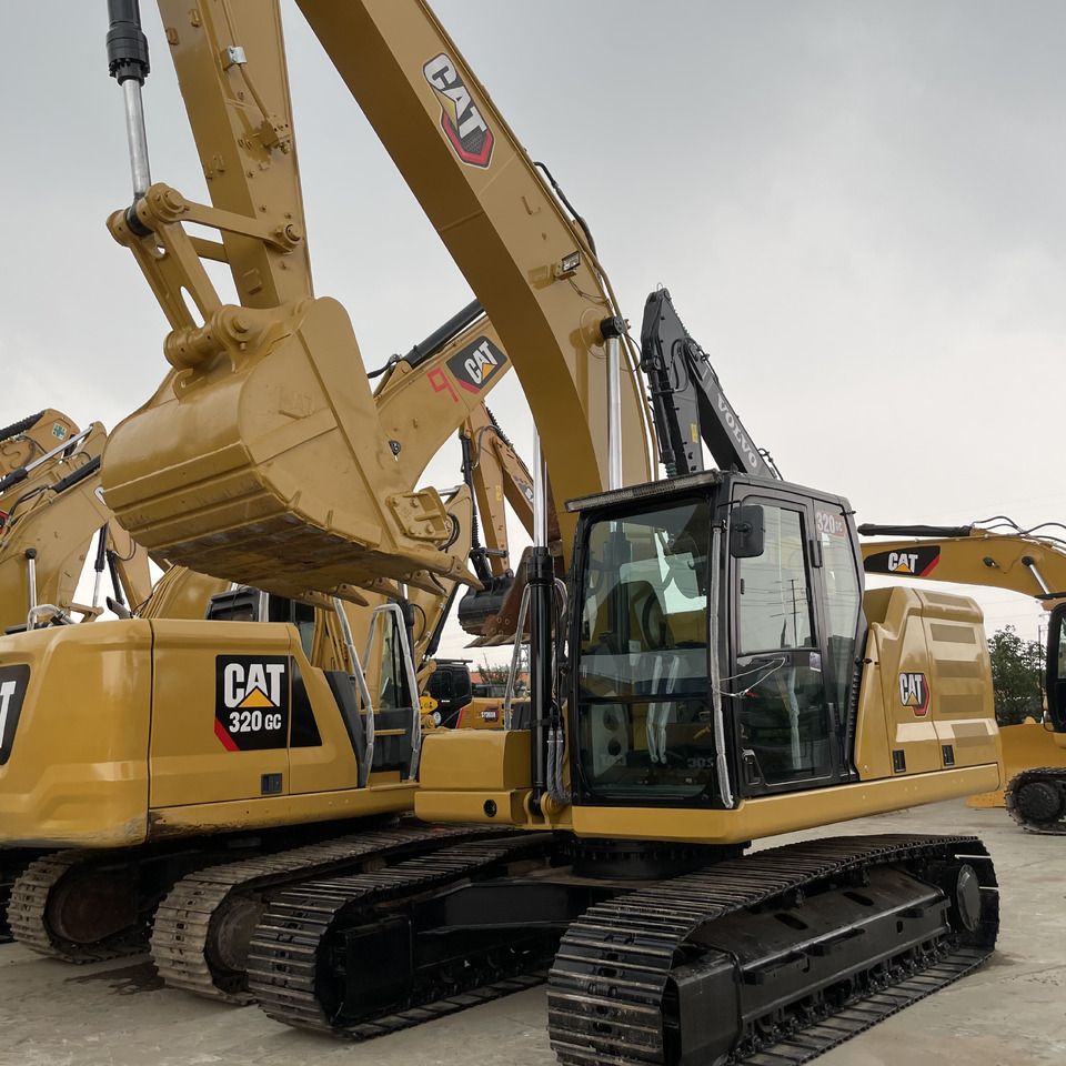 2024 Caterpillar 320GC crawler excavator, side view