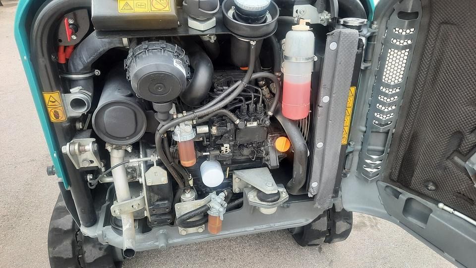2017 Wacker Neuson ET16 mini excavator engine compartment view