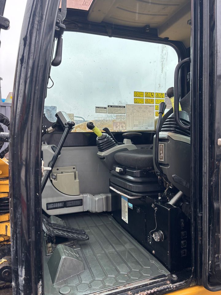 2016 Caterpillar 308E2CR crawler excavator interior cab view 2016 Caterpillar 308E2CR crawler excavator interior cab view