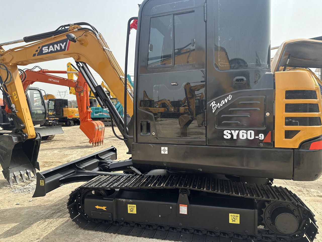2023 Sany SY60C-9 mini excavator side view 2023 Sany SY60C-9 mini excavator side view