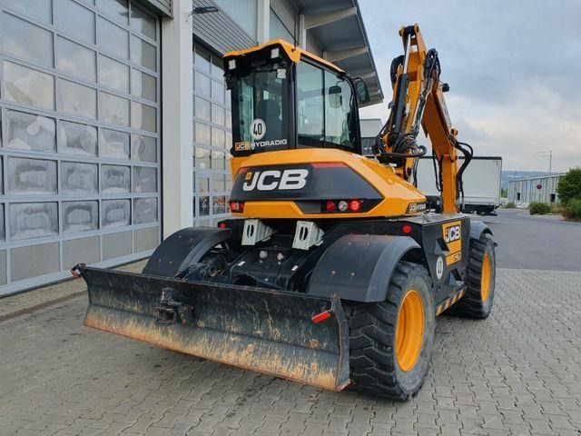 2022 JCB Hydradig 110W wheel excavator rear view