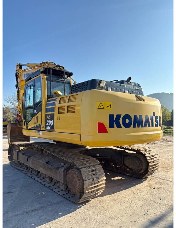 2018 Komatsu PC290NLC crawler excavator, rear three-quarter view 2018 Komatsu PC290NLC crawler excavator, rear three-quarter view