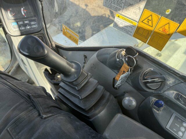 2009 New Holland E80 BMSR-2 crawler excavator operator cab interior view