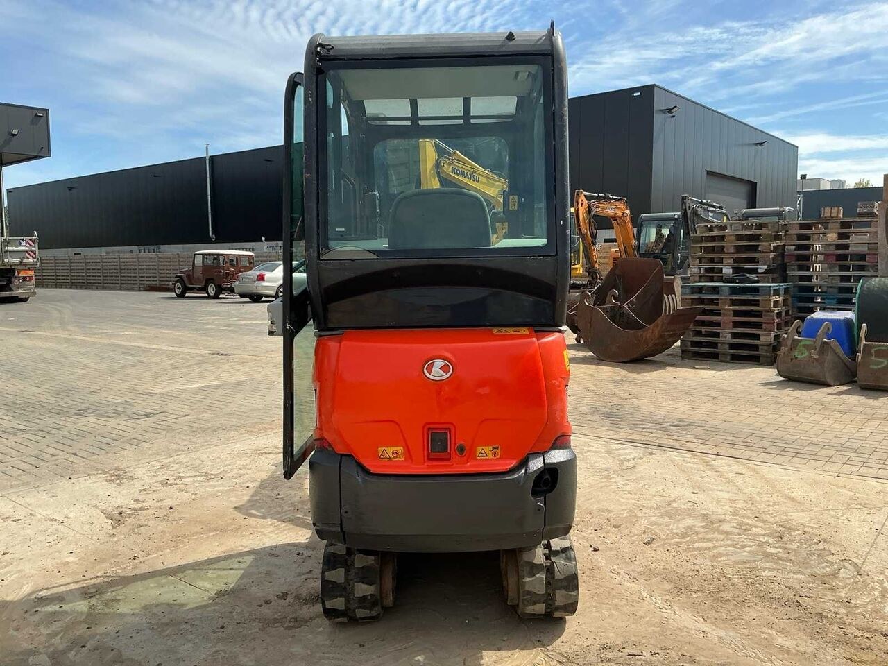 2017 Kubota KX019-4 mini excavator, rear view 2017 Kubota KX019-4 mini excavator, rear view