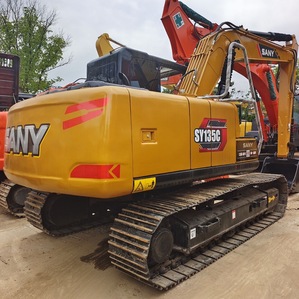 2025 Sany SY135H crawler excavator rear three-quarter view 2025 Sany SY135H crawler excavator rear three-quarter view