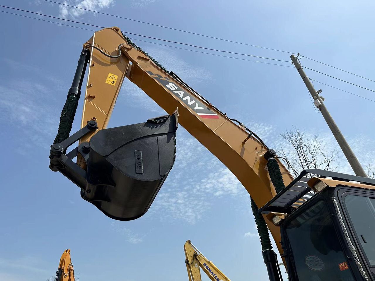 2024 Sany SY245H crawler excavator boom and bucket detail