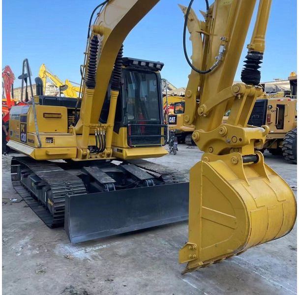 2024 Komatsu PC130 crawler excavator, front three-quarter view 2024 Komatsu PC130 crawler excavator, front three-quarter view