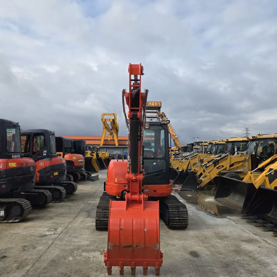 2023 Kubota U55 mini excavator, front view