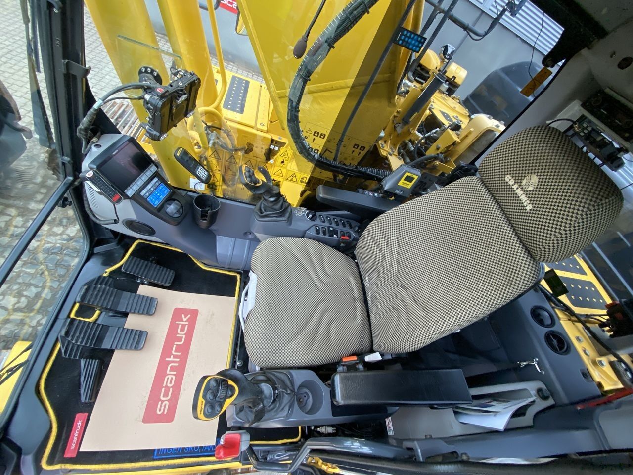 2021 Komatsu PC240LC-11 crawler excavator cab interior view 2021 Komatsu PC240LC-11 crawler excavator cab interior view