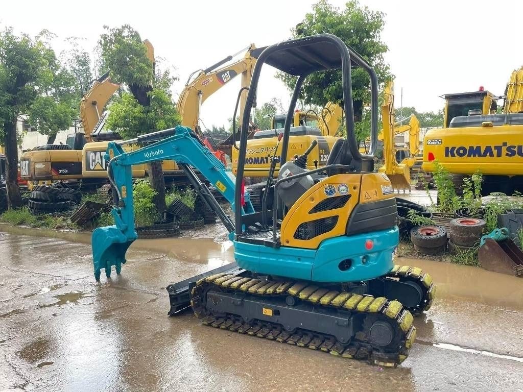 2024 Kubota U-20 mini excavator, three-quarter view 2024 Kubota U-20 mini excavator, three-quarter view
