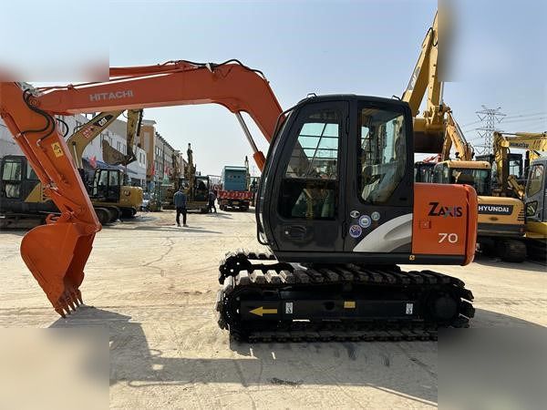2019 Hitachi Zaxis 70 crawler excavator, side view