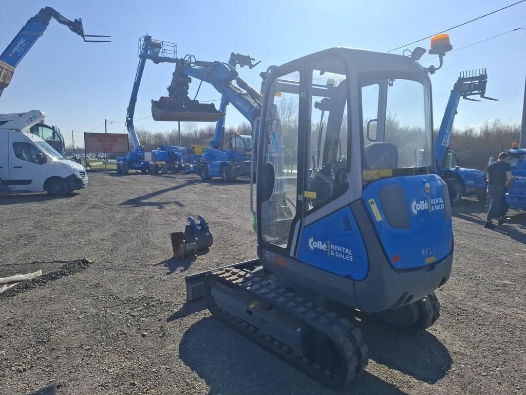 2021 Wacker Neuson ET24 mini excavator, rear three-quarter view