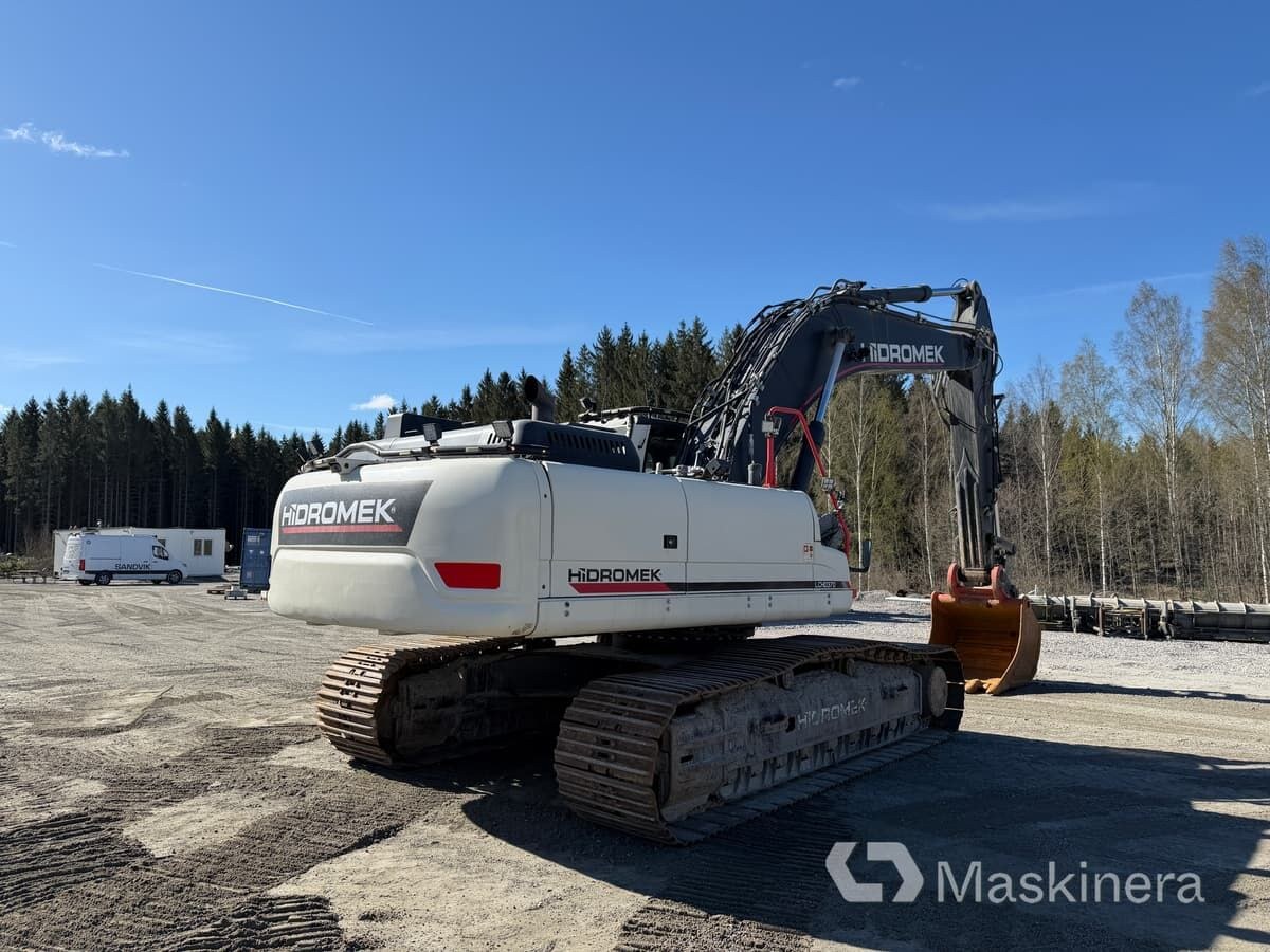 2016 Hidromek HMK370LC HD crawler excavator, rear three-quarter view