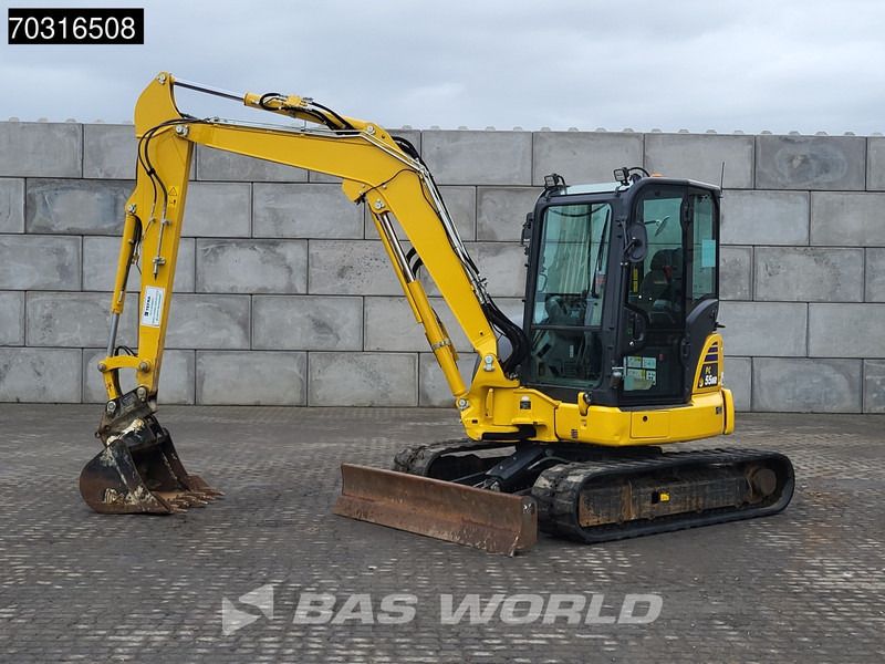 2024 Komatsu PC55MR-5 mini excavator side view
