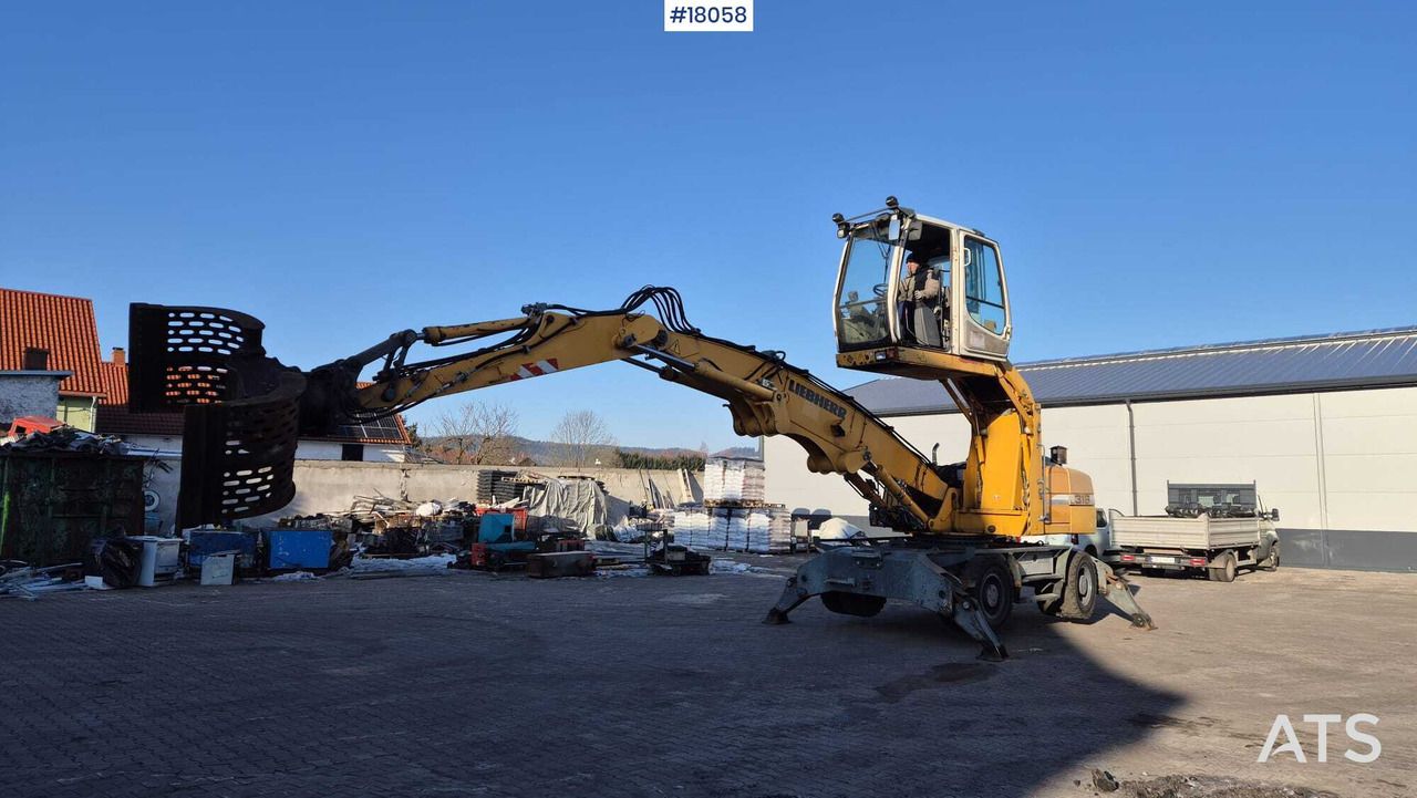 2010 Liebherr A316 LITRONIC material handler, side view 2010 Liebherr A316 LITRONIC material handler, side view