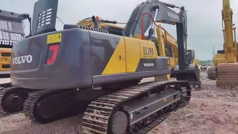 Volvo EC290 Crawler Excavator rear three-quarter view Volvo EC290 Crawler Excavator rear three-quarter view