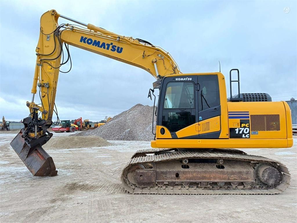 2016 Komatsu PC170 LC-10 crawler excavator side view