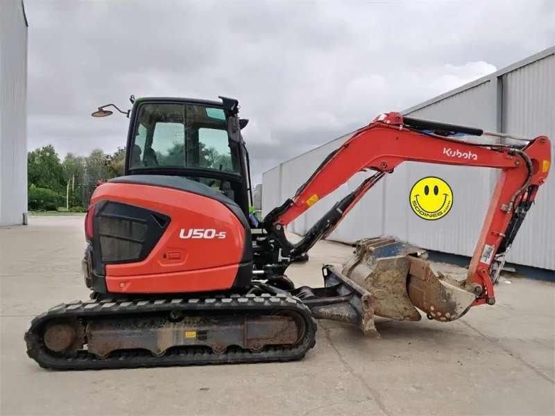 2022 Kubota U50-5 mini excavator, side profile view 2022 Kubota U50-5 mini excavator, side profile view