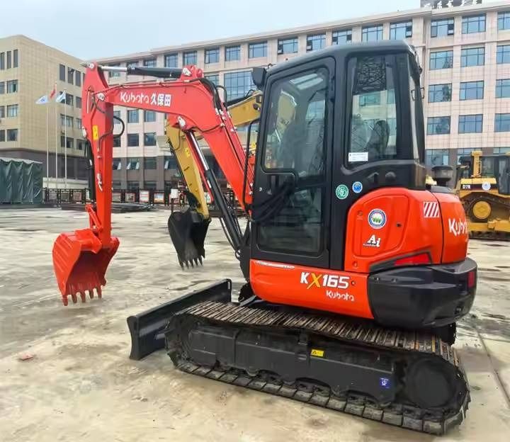 2024 Kubota KX165-5 mini excavator, rear three-quarter view 2024 Kubota KX165-5 mini excavator, rear three-quarter view