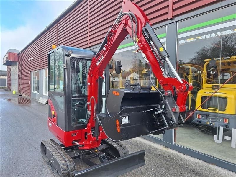 2025 Mole M20 mini excavator, front three-quarter view 2025 Mole M20 mini excavator, front three-quarter view