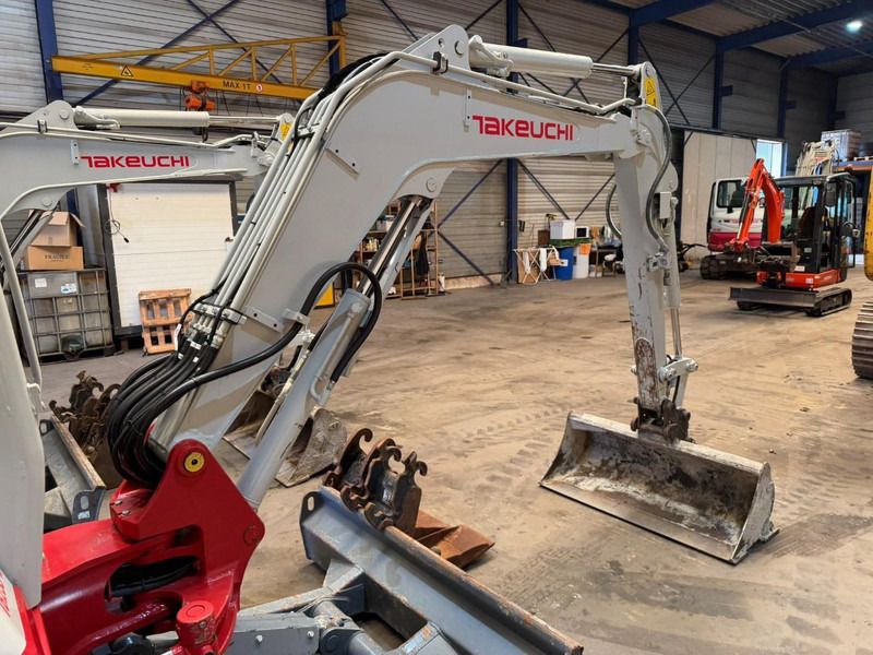 2023 Takeuchi TB235-2 mini excavator boom and bucket view