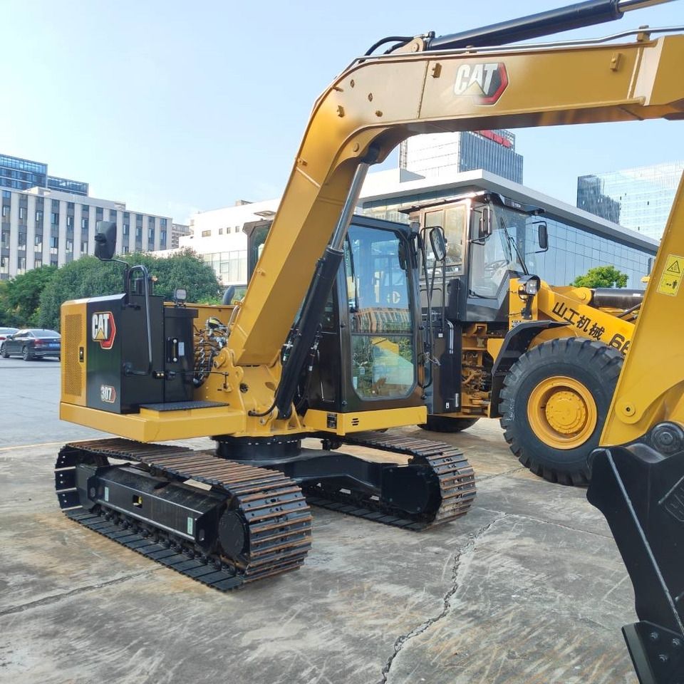 2025 Caterpillar 307 mini excavator, side profile view 2025 Caterpillar 307 mini excavator, side profile view
