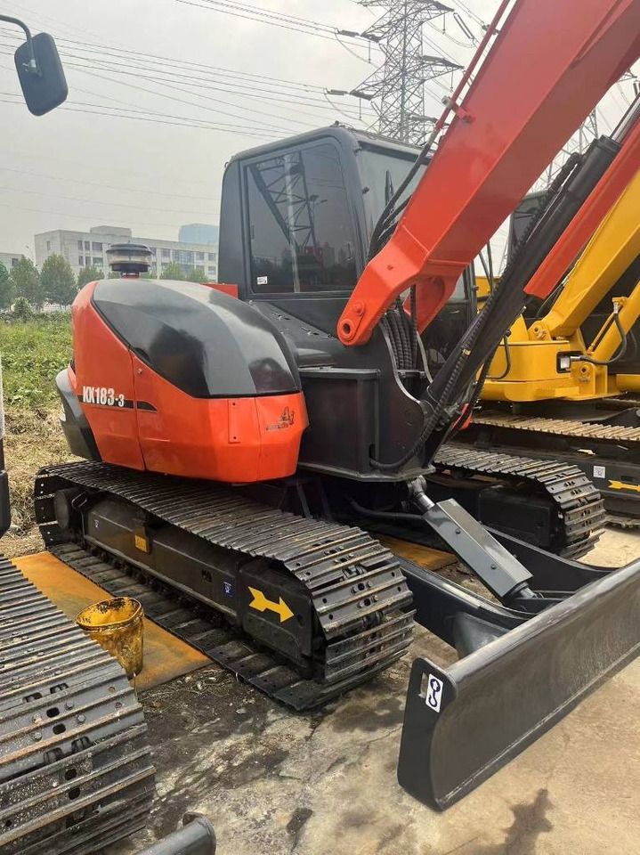 2025 Kubota KX183-3 crawler excavator, rear three-quarter view 2025 Kubota KX183-3 crawler excavator, rear three-quarter view