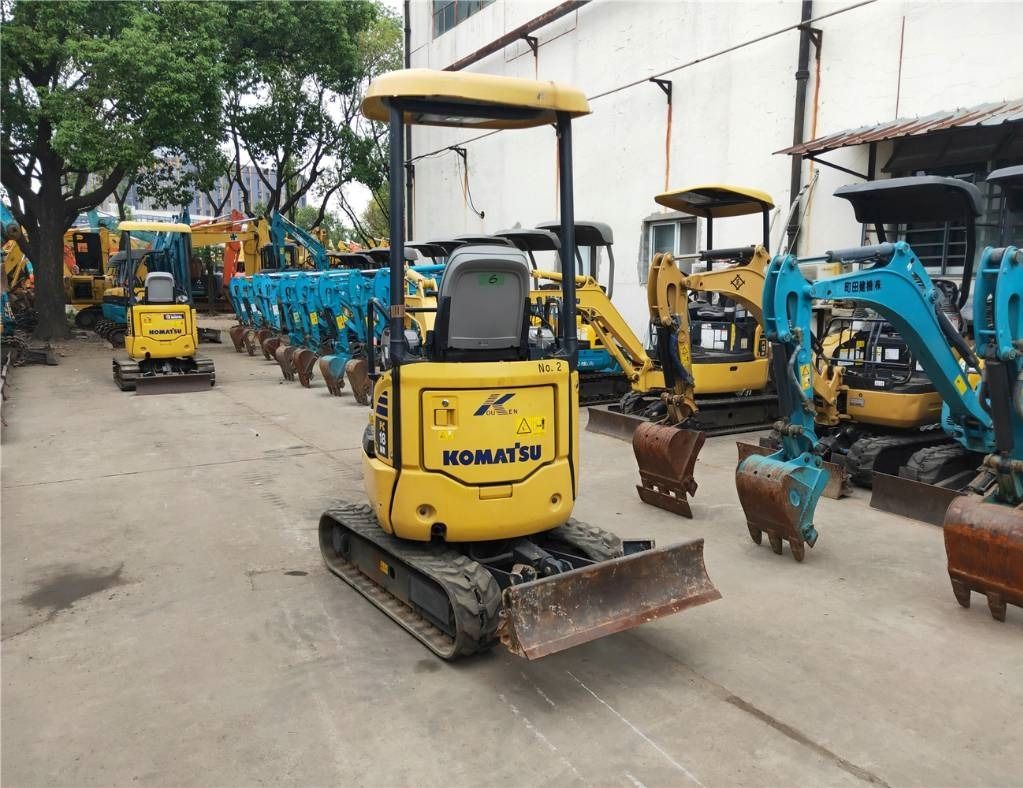 2023 Komatsu PC18MR-3 mini excavator rear view 2023 Komatsu PC18MR-3 mini excavator rear view