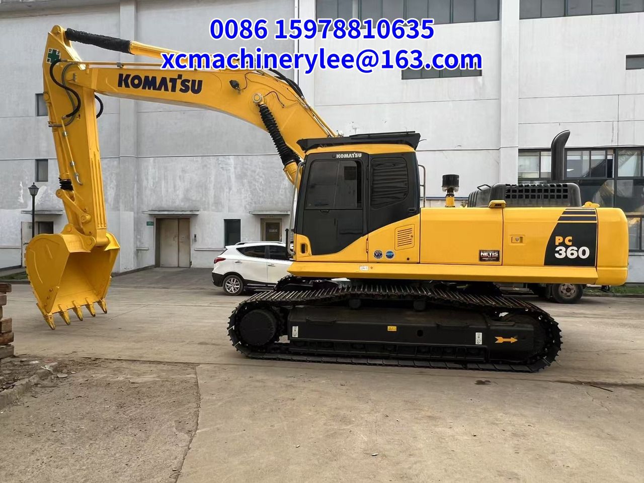 2023 Komatsu PC360 crawler excavator side view
