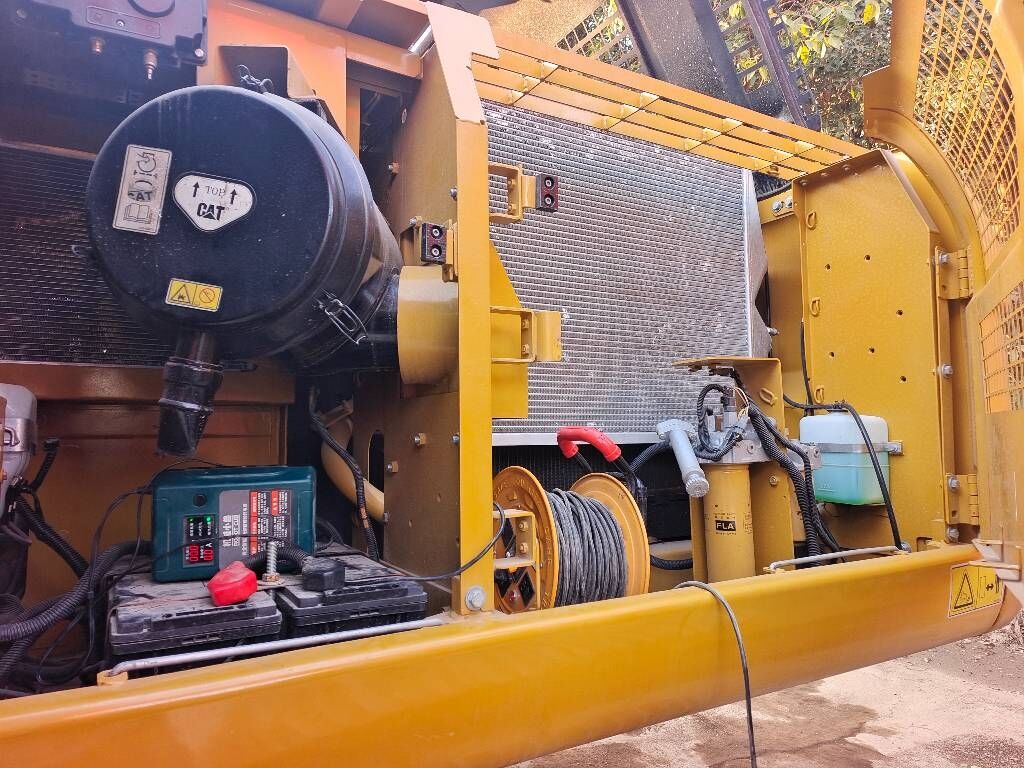 2024 Caterpillar 330D2L crawler excavator engine compartment view