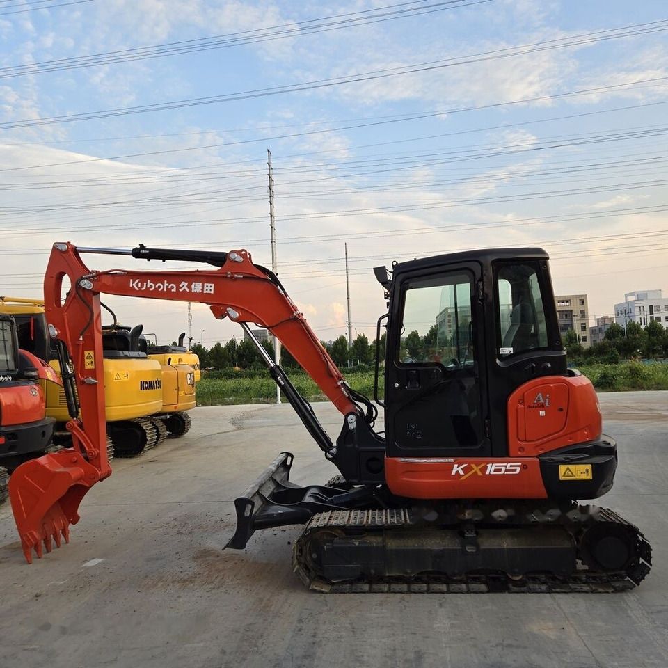 2023 Kubota KX165 mini excavator side view
