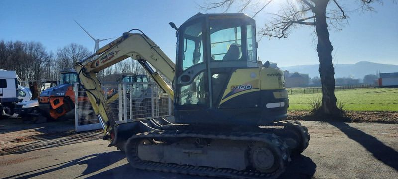 2006 Yanmar SV100 mini excavator, side profile view 2006 Yanmar SV100 mini excavator, side profile view