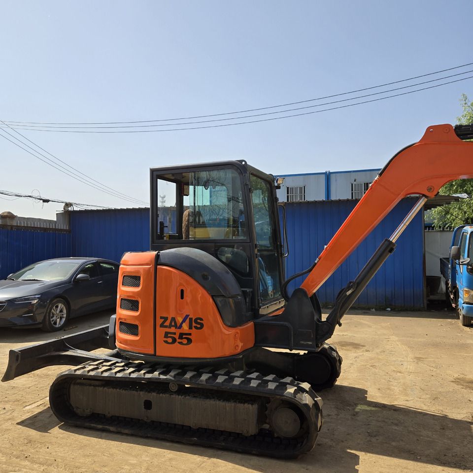 2023 Hitachi Zaxis 55 mini excavator, side profile view 2023 Hitachi Zaxis 55 mini excavator, side profile view