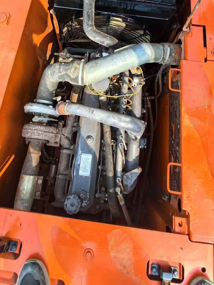 2022 Doosan DX225 crawler excavator engine bay view