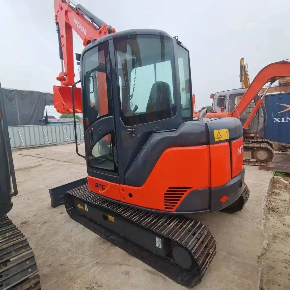 2023 Hitachi ZX60U mini excavator, rear three-quarter view 2023 Hitachi ZX60U mini excavator, rear three-quarter view