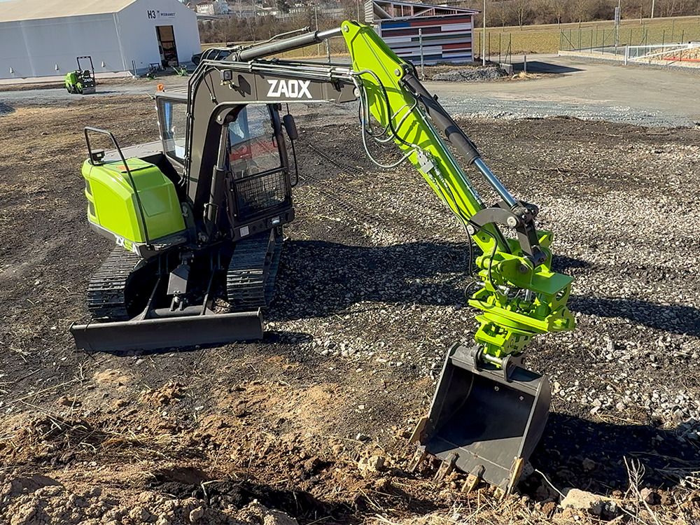 2025 Zaox ZX65A mini excavator, high-angle view
