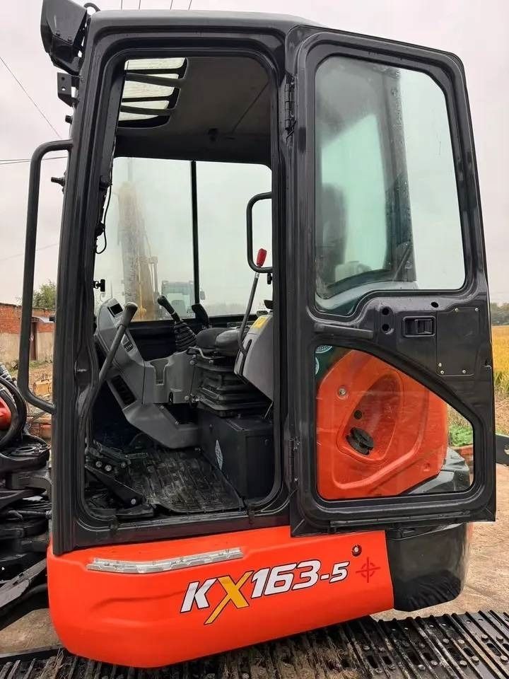 2023 Kubota KX163-5 mini excavator cab interior view 2023 Kubota KX163-5 mini excavator cab interior view