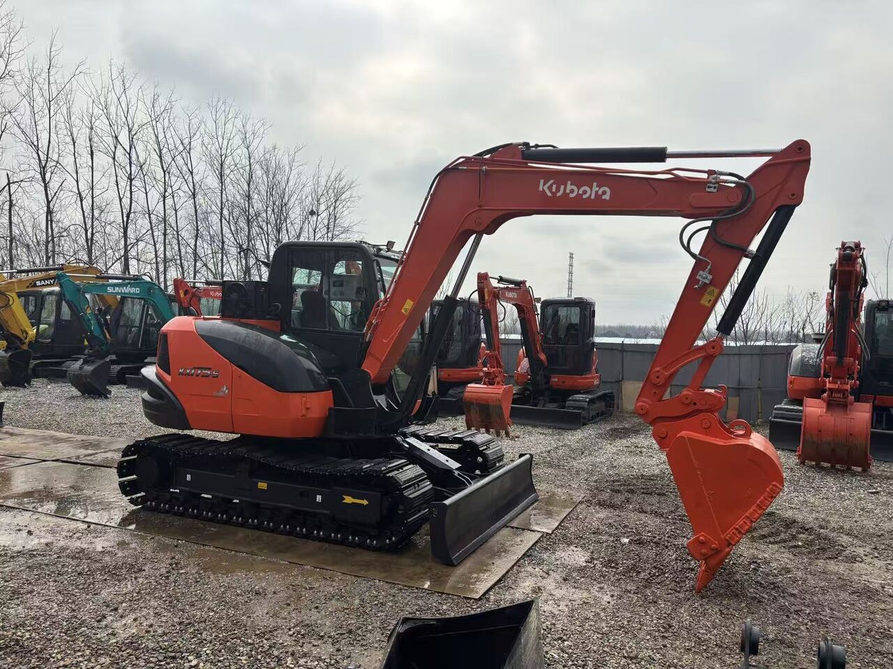 2024 Kubota KX175-5 mini excavator, side view