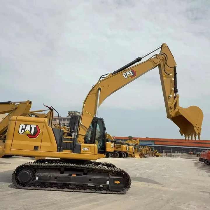 Excavadora de orugas Caterpillar 320C 2024 vista lateral