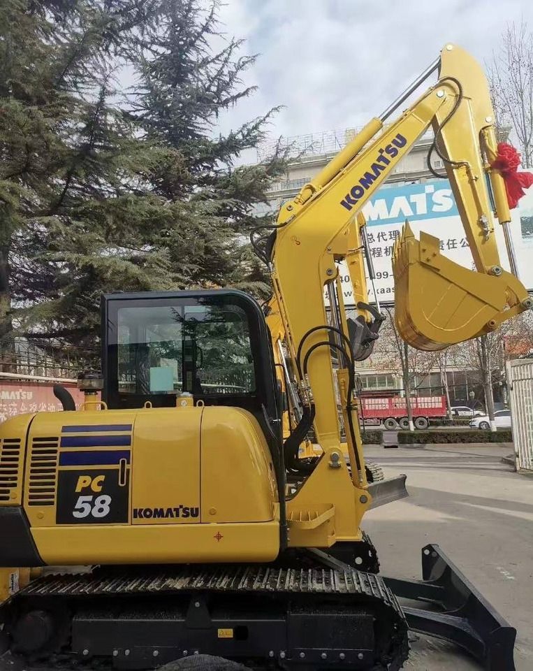 2025 Komatsu PC58 mini excavator side view 2025 Komatsu PC58 mini excavator side view