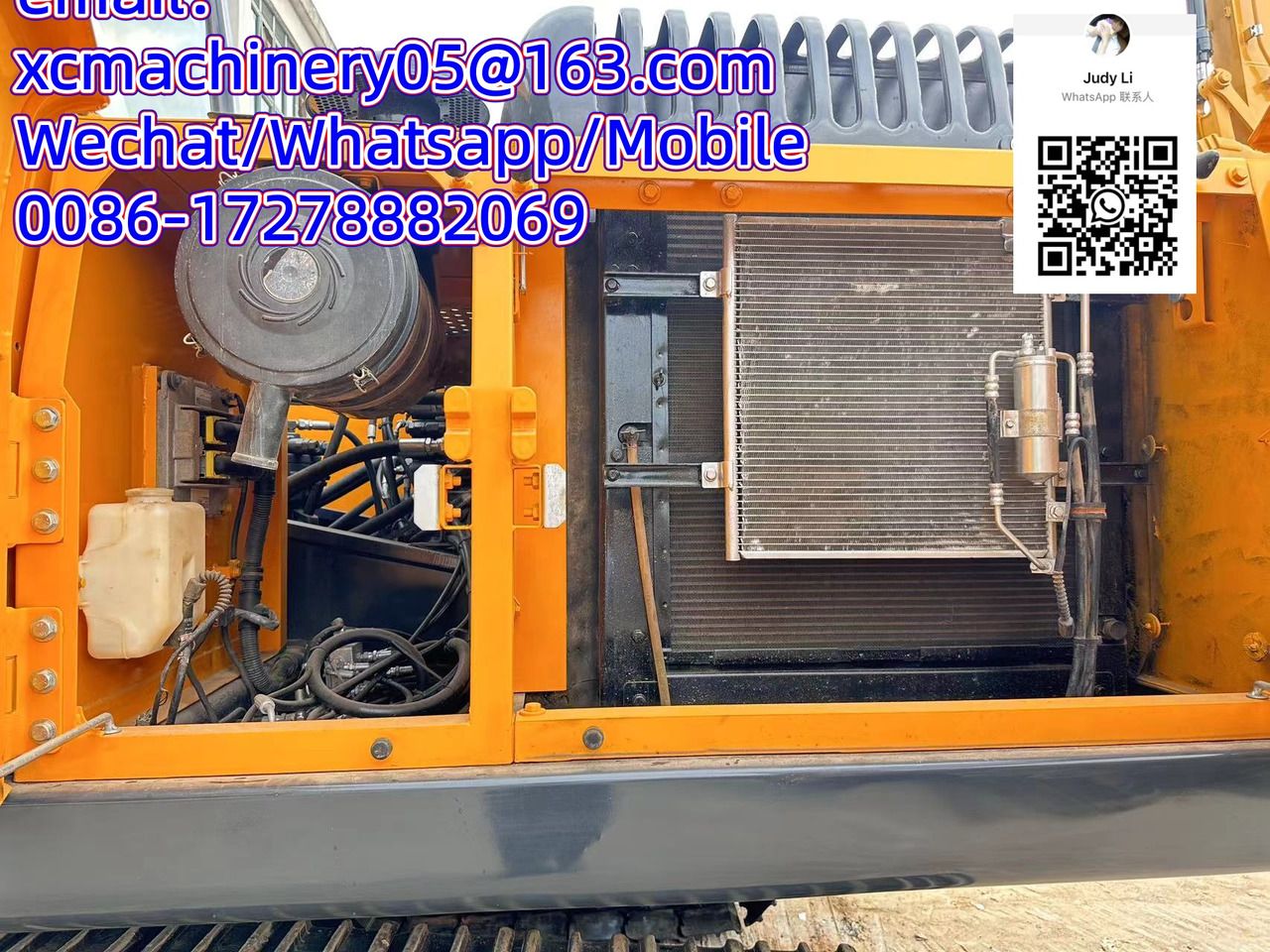 2022 Volvo EC210DL crawler excavator engine compartment view 2022 Volvo EC210DL crawler excavator engine compartment view