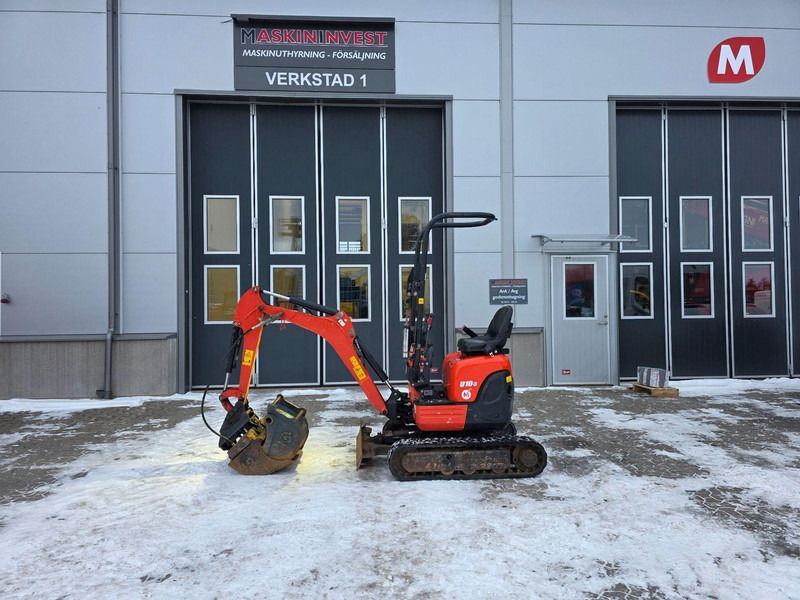 2019 Kubota U10-3 mini excavator, side view