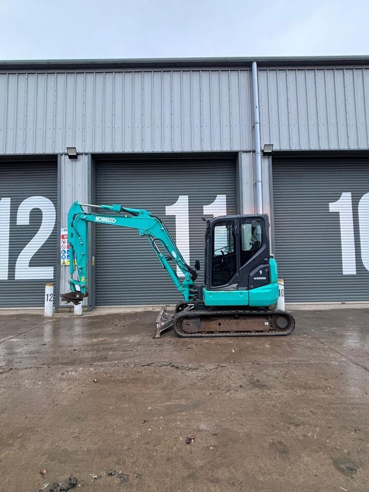 2023 Kobelco SK58SRX-7 mini excavator side view 2023 Kobelco SK58SRX-7 mini excavator side view