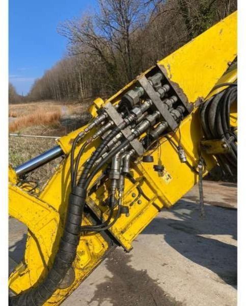 2016 Menzi Muck M525 walking excavator hydraulic boom detail