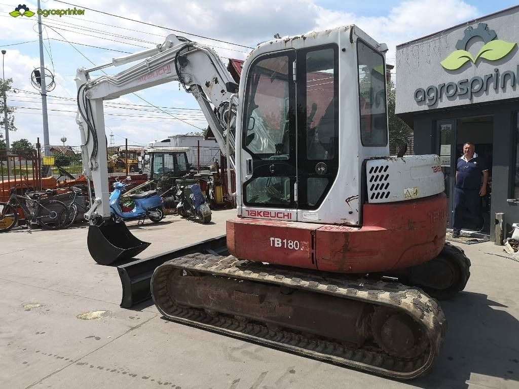 2006 Takeuchi TB180FR mini excavator, side view 2006 Takeuchi TB180FR mini excavator, side view