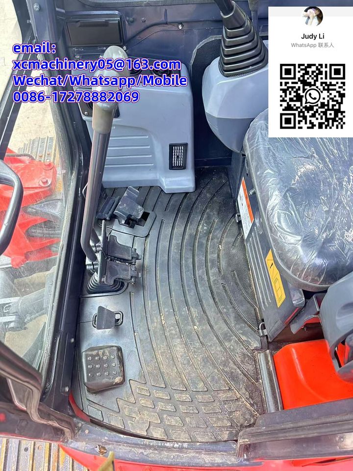 2019 Kubota U55 mini excavator interior cab view 2019 Kubota U55 mini excavator interior cab view