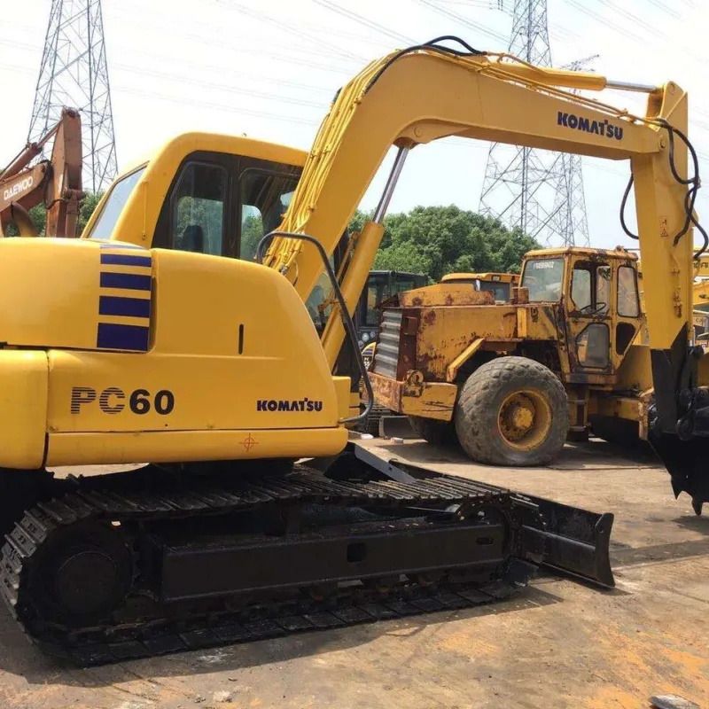 2012 Komatsu PC60-7 crawler excavator side view 2012 Komatsu PC60-7 crawler excavator side view