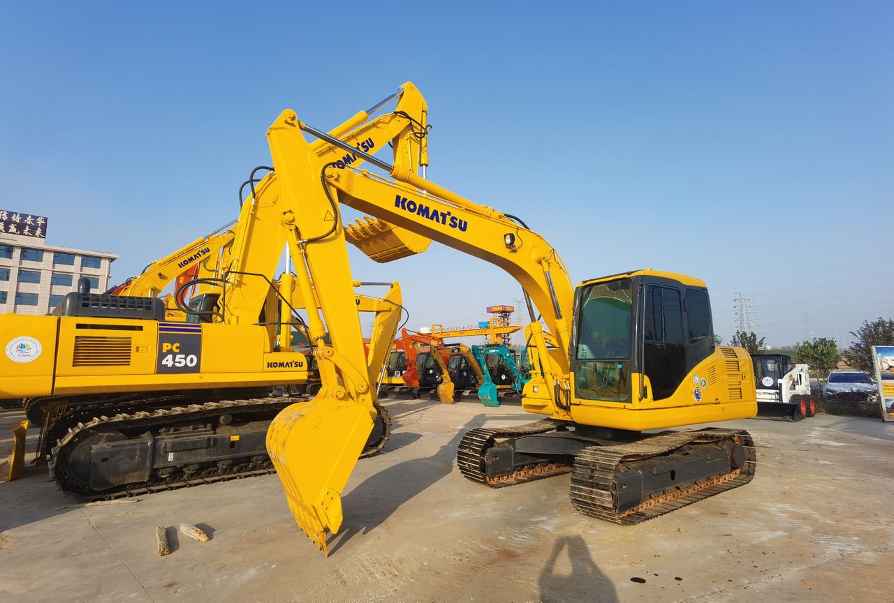 2021 Komatsu PC130-7 mini excavator, side view 2021 Komatsu PC130-7 mini excavator, side view